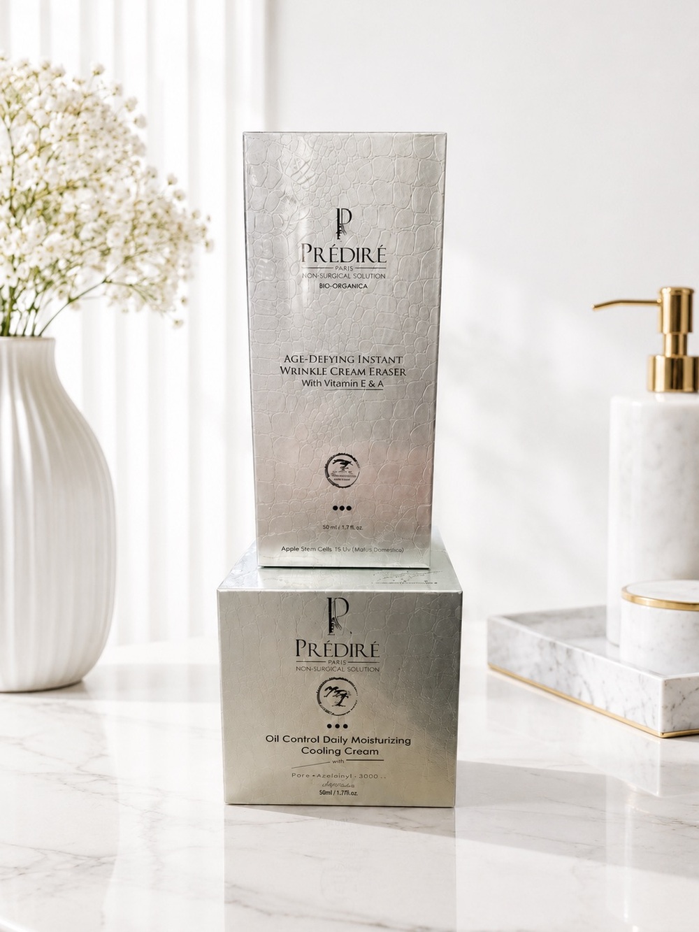Predire Bundle - Age Defying Wrinkle Releaser & Moisturizing Cooling Cream 🫧🫧